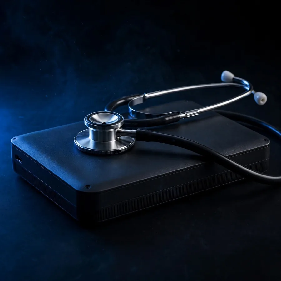External drive health check
