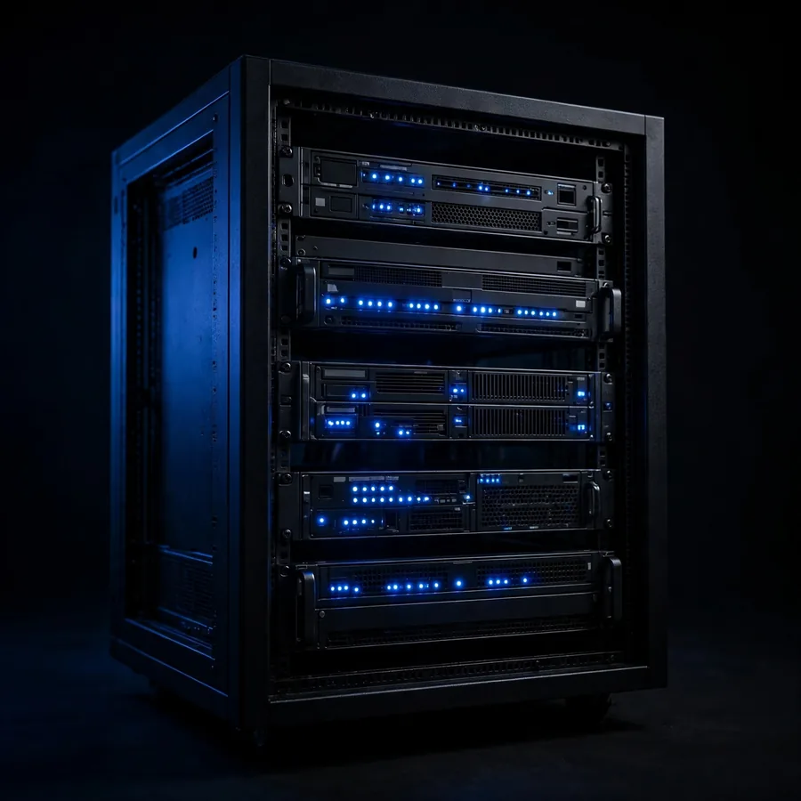 Backup set-up on a server or NAS